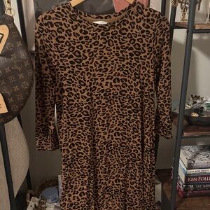 Time and Tru Animal Print Dress